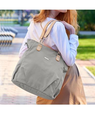 Sonarin Stylish Waterproof Baby Diaper Bag | Large Capacity Travel Carrier with Stroller Hooks & Changing Pad - Gray - Buy Online on GoSupps.com