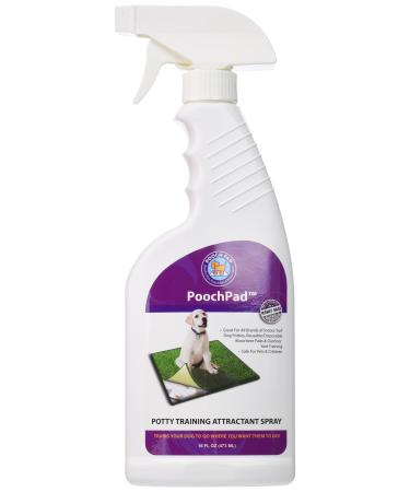 PoochPad Potty Training Attractant Spray for Dogs & Puppies 16 oz, Made in USA, Indoor Potty Pad & Outdoor Use, Dog Training & Behavior Aids Housebreaking Supplies