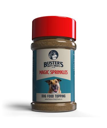 Buster s Magic Sprinkles | Made in Canada - All Natural | Premium Grade Beef Liver Topping | Veterinarian Approved - Tasty Treats (140g)