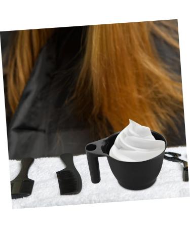 OUNONA 4pi ces Bol de M lange pour Teinture Capillaire Lot de Plastique Noir avec Poign e pour D coloration Coloration et Traitements Coiffure - Buy Online on GoSupps.com