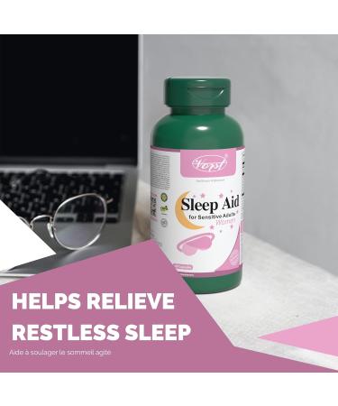 VORST Natural Sleep Aid Supplement for Women 60 Capsules | Powder Pills | 1 Bottle 60 count (Pack of 1) - Buy Online on GoSupps.com