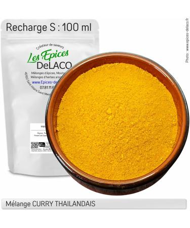 CURRY THAILANDAIS 200g L ... m langes d' pices herbes aromates condiments piments pour viandes poissons l gumes marinades salades barbecue - Les EPICES DeLACO - Buy Online on GoSupps.com
