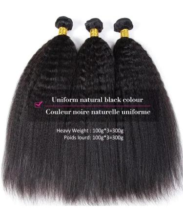 LVY Brazilian Human Hair 10A Grade 20 inch weave kinky straight brazilian kinky straight hair 20 inch double weft - Buy Online on GoSupps.com