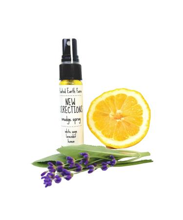 Smudge Spray New Directions 1 oz Lemon and Lavender Mist - Buy Online on GoSupps.com