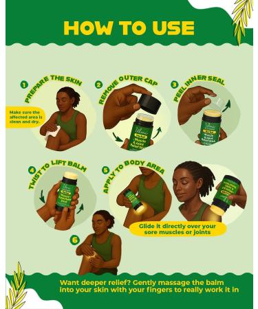 Locsanity WINI Herbal Muscle & Joint Relief Stick 3.4 FL OZ Natural Warming & Cooling Formula Athletic Performance Support - Buy Online on GoSupps.com