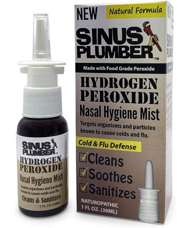 Sinus Plumber Allergy Cold & Flu Relief - 2 Pack Pepper Nasal Spray & Hydrogen Peroxide Mist - International Shipping Available - Buy Online on GoSupps.com