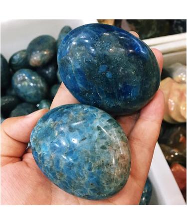 Natural Crystal Rough Natural Blue Apatite Palm Stone Raw Gemstone Crystal Decoration Crystal PEIQIYIN 1PCS 100g - Buy Online on GoSupps.com