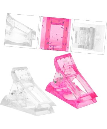 Mikinona 12pcs Nail Clip Nail Fixing Clips Nail Binder Clips Led Builder Clamps Nail Tip Fixing Clamp Nails Kits Manicure Extension Led Kit Finger Clip White Plastic Shaping Mold Clamp 4X3X2CM White - Buy Online on GoSupps.com