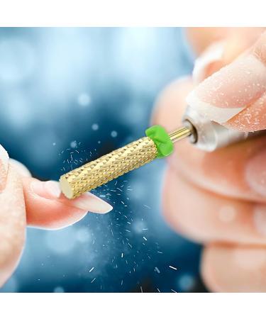VOCOSTE Cylinder Nail Drill Bits for Nail Polishing Green C Coarse Tooth - Buy Online on GoSupps.com