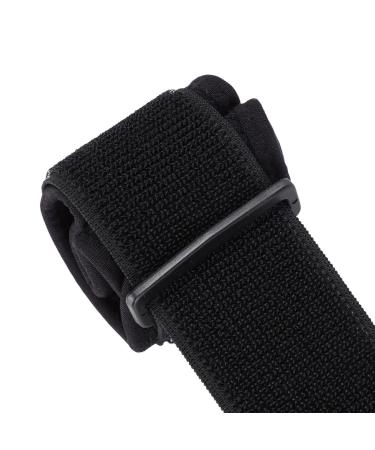 YHG Wrist Strap & Arm Elbow Support Bandage - Adjustable Red & Black Forearm Compression for Men & Women - 10CM Stretchable Black Elastic - Buy Online on GoSupps.com