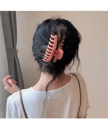 Molizummy Large Hair Claw Clips - No-Slip Matte Banana Clips for Women & Girls - 6Pcs Hair Styling Accessories in 6 Colors - Buy Online on GoSupps.com