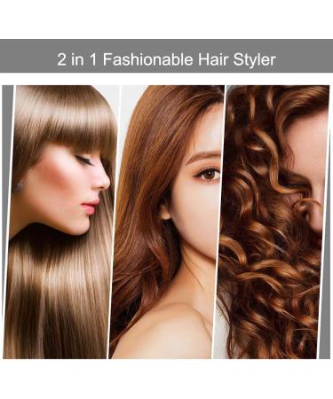 Fast Heat Styling Tool: Multi-Functional Dual Voltage Iron for Straight/Curly Hair - Travel Curling Iron (Yellow) - Buy Online on GoSupps.com