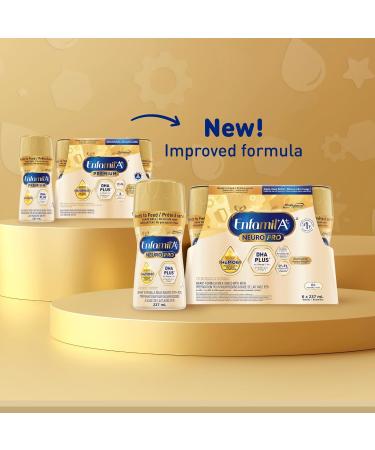Enfamil A+ NeuroPro Baby Formula Ready to Feed with an expert-recommended level of DHA* with our exclusive blend including 2 FL for immune support 0-12 months 6ct x 237mL - Buy Online on GoSupps.com