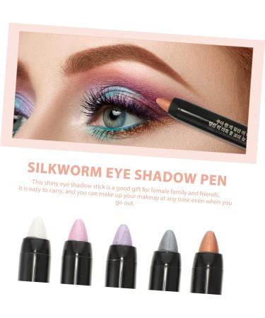 DOITOOL Glitter Eye Shadow 5pcs Pearlescent Eyeshadow Pencil Eyeshadow Stick Smooth Eye Shadow Sticks Shimmer Eyeshadow Pens - Buy Online on GoSupps.com