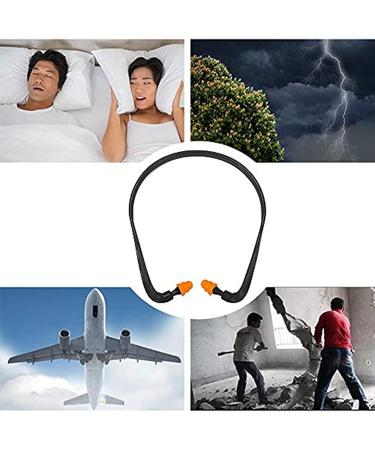 Banded Silicone Earplugs for Shooting, Construction, Concerts - 8pcs - Buy Online on GoSupps.com