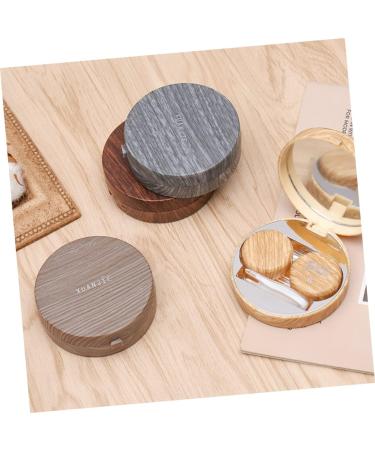 Solustre Vintage Contact Lens Case with Mirror | Portable Eye Care Accessories & Cleaning Box for Girls - Buy Online on GoSupps.com