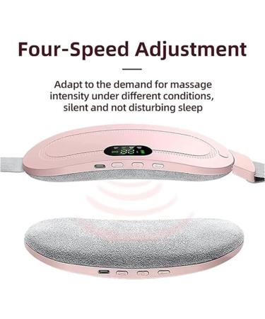 Shaple Reusable Heated Hip Belt - Warm Waist & Body Support with 3 Heating Levels for Pain Relief | Swelling Back Neck Ankle Knee | Pink - Buy Online on GoSupps.com