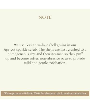 Organic Invigorating Skin Radiance Scrub with Apricot & Walnut - Exfoliate Dead Skin Fight Acne & Blemishes - 3.6oz - Buy Online on GoSupps.com