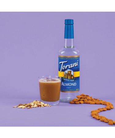 Torani Sugar-Free Almond Flavour Syrup 750ml bottle 2 Pack transparent - Buy Online on GoSupps.com