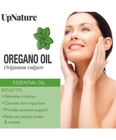 UpNature Oregano Essential Oil - 100% Natural & Pure 2oz - Premium Quality Aromatherapy Oil for Healthy System, Skin, Nails, Digestion & Respiratory Relief - Buy Online on GoSupps.com