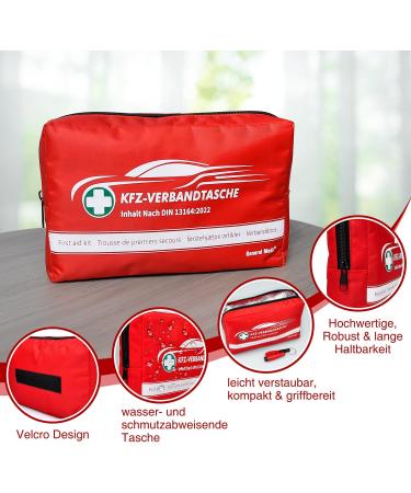 General Medi First Aid Kit - Premium Automotive Safety Kit | DIN 13164 | Essential Emergency Supplies for Car & Travel - Buy Online on GoSupps.com