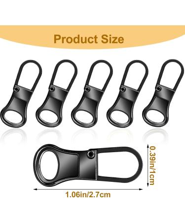 Buy Sibba 10-Piece Metal Zipper Repair Kit - Universal Zipper Pull Replacement for Jackets Luggage Backpacks & More | Multi-Colored - Buy Online on GoSupps.com