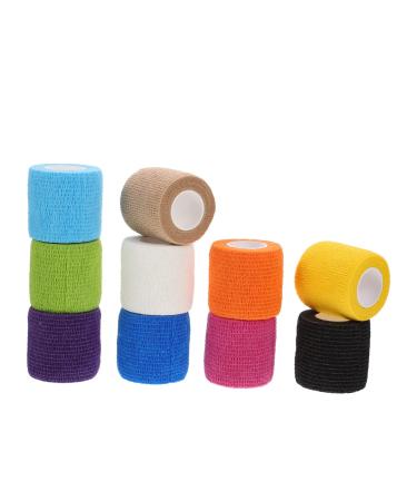 FOMIYES 10 Rolls Sports Protective Band Protective Band Self Adhesive Skin Tape