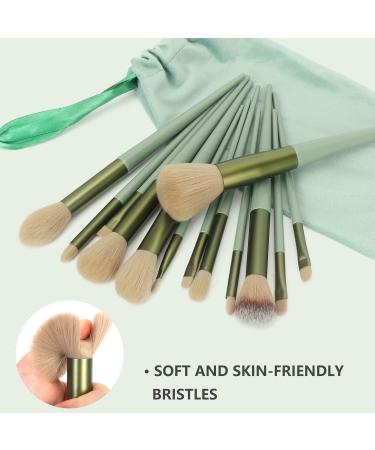 Shop DuringCo 13-Piece Professional Makeup Brush Set - Premium Foundation Concealer Eyeshadow & Blush Kit with Portable Storage Bag - International Shipping Available - Buy Online on GoSupps.com