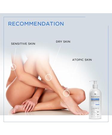 Seboradin Hydroderm Shower Gel For Women And Men For Sensitive Dry Atopic Skin Wash Gel For Face And Body With D-Panthenol Emollient Cottonseed Oil 400ml - Buy Online on GoSupps.com