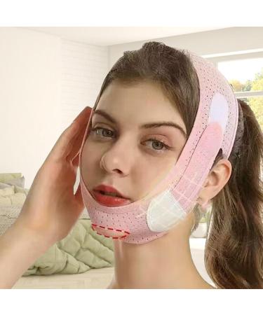 Double Chin Reducer Facial Slimming Strap Double Chin Reducer Face Lifting Belt Chin Strap Facial Slimming Strap V Lines Lifting Belt Breathable For Home Use - Buy Online on GoSupps.com
