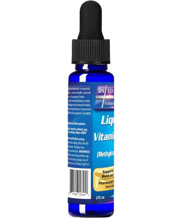 Dr's Advantage Liquid Vitamin B12 Dropper 2oz - B12 Sublingual Methylcobalamin Supplement for Energy and Metabolism Support - Easy-to-Use Liquid Formula for Enhanced Absorption - Buy Online on GoSupps.com