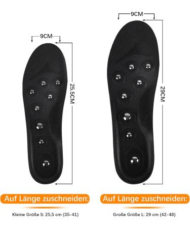 Yewrrite 2PC Magnetic Shoe Inserts | Acupressure Massage Insoles for Circulation & Fatigue Relief | International Shipping Available - Buy Online on GoSupps.com