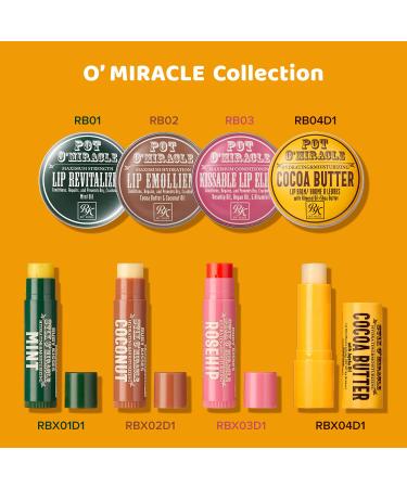 Kiss Pot O'Miracle Lip Emollient 0.33oz (Pack of 6) - Hydrating Lip Balm Set - Buy Online on GoSupps.com