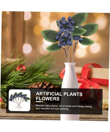 Zerodeko 15 Pcs Artificial Berry Cuttings Artificial Berry Stem Decoration Fake Berry Faux Greenery Garland Faux Floral Artificial Berry Picks Blue Decorations Plant Iron Branch Christmas Dark Bluex3pcs 18X7.5X3CMx3pcs - Buy Online on GoSupps.com