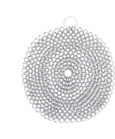 4-8" Stainless Steel Scrubber Metal Cleaning Cleaner Tool Rusts Scrapers for Casts Iron Pots Cleaning Utensils Kitchen Cleaning Brush 5in Round - Buy Online on GoSupps.com