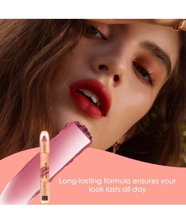 REMEK Blush Stick | 2 in Double Head Blush Stick with Brush | Light and Creamy Stick Blush for Cheeks and Lips Blush Stick Makeup for Most Shades 04# - Buy Online on GoSupps.com