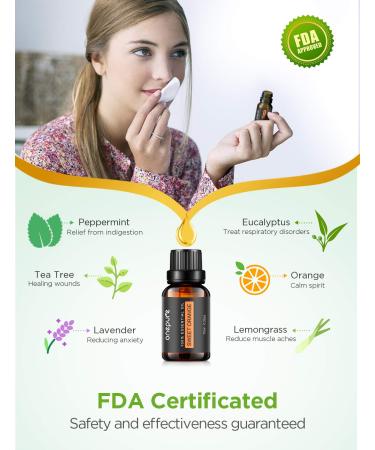 InnoGear Essential Oil Diffuser with 6 Oils Set - 150ml Aromatherapy Humidifier Gift Set - Buy Online on GoSupps.com