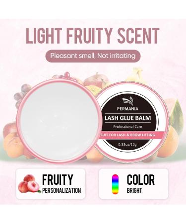 PERMANIA Eyelash Glue | Quick-Drying Eyelash & Eyebrow Lifting Glue | 10g White Peach - Perfect for International Shipping - Buy Online on GoSupps.com