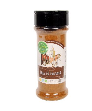 Eat Well Premium Foods - Ras El Hanout 4 oz - 113 g, Meat Seasoning, Mixed Spice, Morrocan Blend Spice