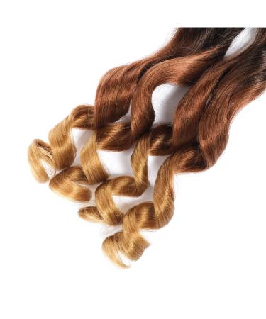 7 Pack Pre Stretched French Curly Braiding Hair 16 Inch for Black Women | Bouncy Loose Wavy Crochet Box Braids in 1B/30/27 - Buy Online on GoSupps.com