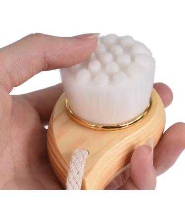 Schneespitze Cleansing Brush Exfoliating Microfibre Face Cleansing Brush for All Skin Types - Buy Online on GoSupps.com