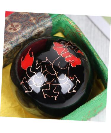 FOMIYES 6 STK Baoding Balls - Hand Massage Balls for Health & Wellness | Chinese Massage Balls in Brocade Box - Medium Size (3 PCs) - Buy Online on GoSupps.com