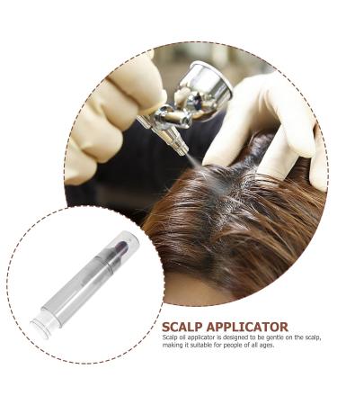 FRCOLOR Hair Oil Applicator Bottle | Clear Twist Top Scalp Care Comb | 11.3x2cm Squeeze Plastic Bottle for Roots Supplies - Buy Online on GoSupps.com