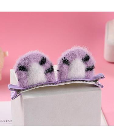 1 Pair Plush Tiger Ear Hair Clip Animal Ear Clamp Hair Barrette Women Girls Hair Accessories Photo Prop Birthday Christmas Gift Yellow - Buy Online on GoSupps.com