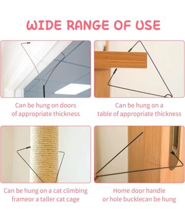 Loudhhe 6-Piece Interactive Cat Toy Set - Hanging Door Frame Springs & Mice for Cats to Combat Boredom | International Shipping Available - Buy Online on GoSupps.com