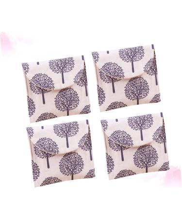 Hemoton 4 Pcs Period Pad Bags - Reusable Menstrual Pads Travel Bag - Ladies Purse for Hygiene - Small Diaper Bag & Towel Pouch for Women - 1 Count - Buy Online on GoSupps.com
