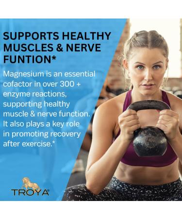 Troya Triple Complex Magnesium Fast-Acting Magnesium Complex with Glycinate Citrate & Malate for Relaxation Sleep & Well-Being Natural Formula Non-GMO Capsules (300mg) 1 - Buy Online on GoSupps.com