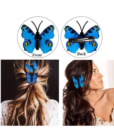 Buy 11pcs Butterfly Hair Clip Set - Elegant Headband & Accessories for Weddings & Parties - Perfect for Women & Girls - Buy Online on GoSupps.com