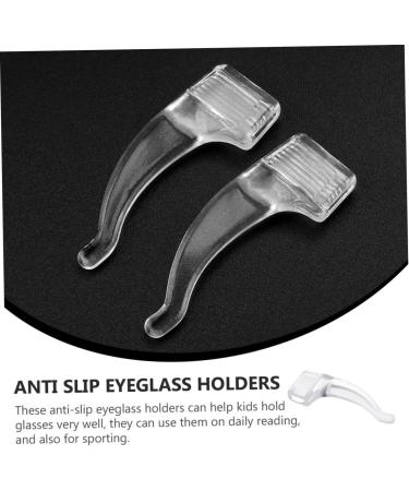 Housoutil Silicone Goggle Handle Sleeves - 90 Pairs of Anti-Hook Eye Ear Covers for Glasses - White 3.2x1.3cm - Essential Accessories for Short-Sighted and Sunglasses - Buy Online on GoSupps.com