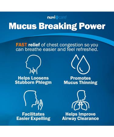 Expectorant Mucus Relief 400mg - Guaifenesin 400mg Tablets - Fast Chest Congestion Relief for Adults - Compare to Mucinex Tablets - Generic Mucus Clear for Phlegm and Congestion (100 Count) 100 Caplets (pack of 1) - Buy Online on GoSupps.com